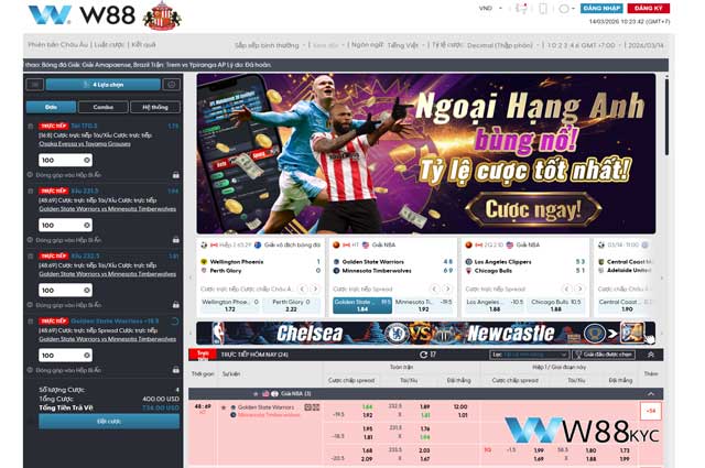 Quy trình các bước tham gia cá cược bóng rổ tại W88 Ilyusha