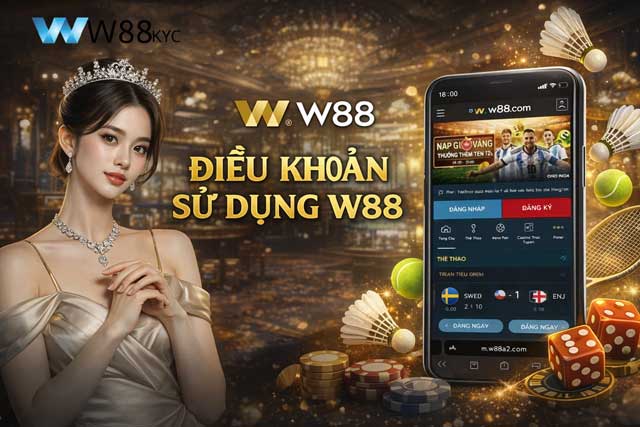 Bản điều khoản sử dụng chính thức tại hệ thống nhà cái W88 Ilyusha