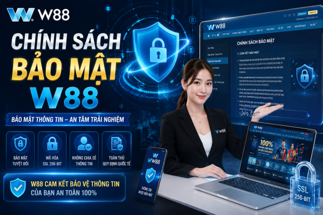 Tìm hiểu chính sách bảo mật W88 để giải trí an toàn